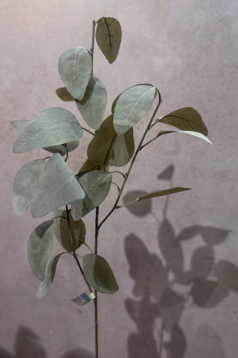 Eucalyptus Leaf Silk Spray 35" Green/Gray