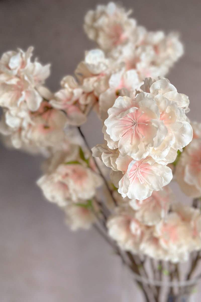 Silk Peach Blossom Spray 30.75" Peach