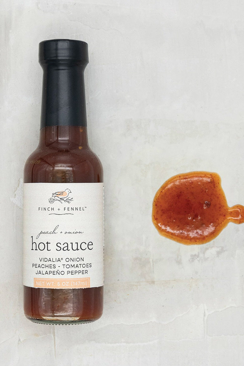 Finch + Fennel Peach & Onion Hot Sauce