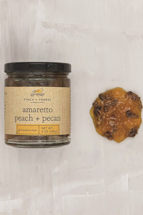 Finch + Fennel Amaretto Peach + Pecan Preserves