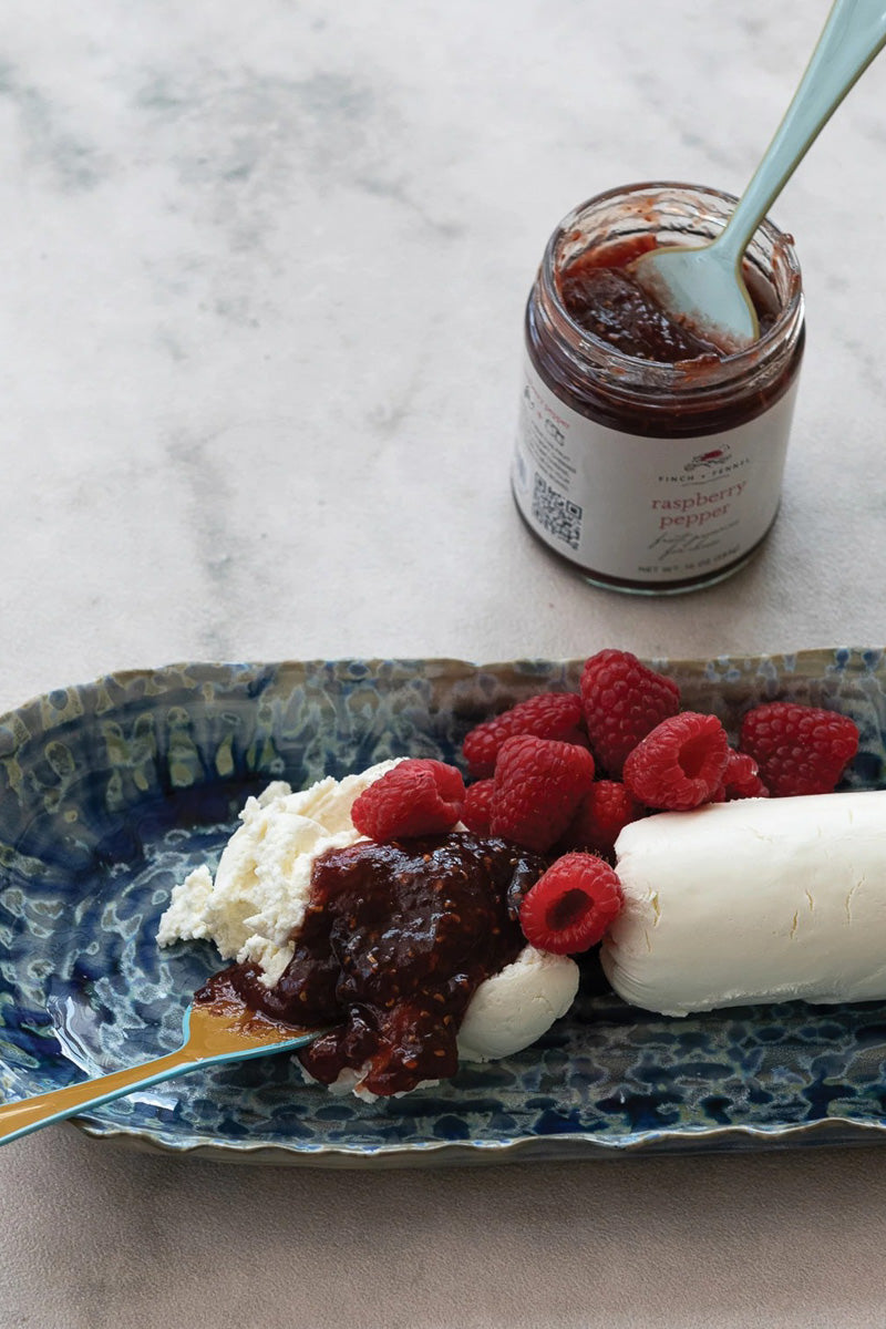 Finch + Fennel Raspberry Pepper Fruit Preserves for Cheese 10 oz