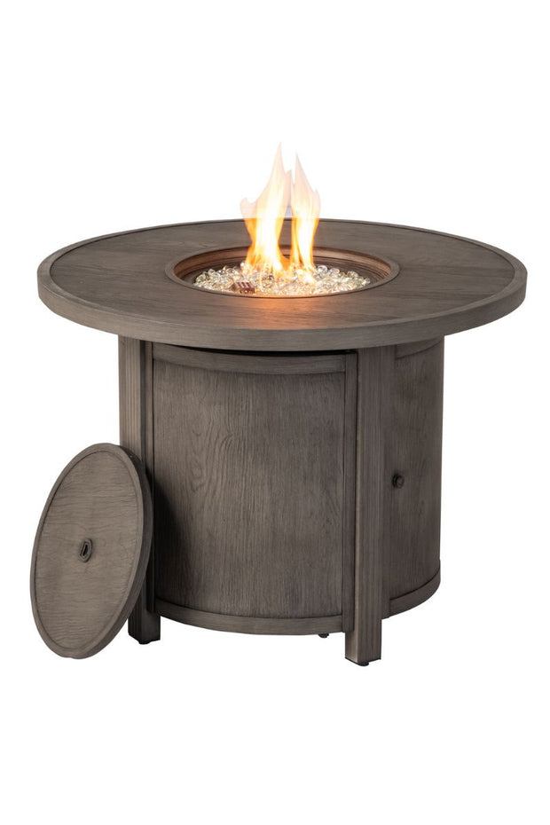 Alfresco Home Spirit 34” Round Gas Fire Pit Chat Table