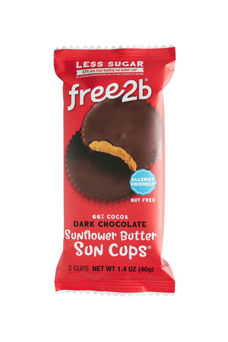 free2b Dark Chocolate Sunflower Butter Cups