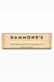 Hammond's Malted Milkshake Milk Chocolate Bar