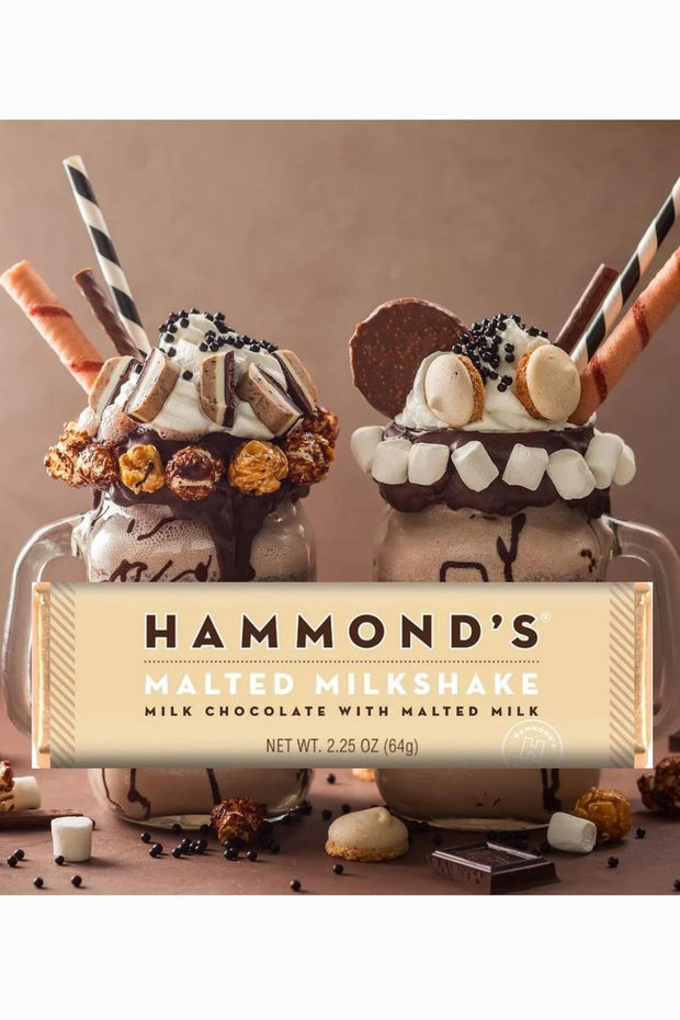 Hammond's Malted Milkshake Milk Chocolate Bar