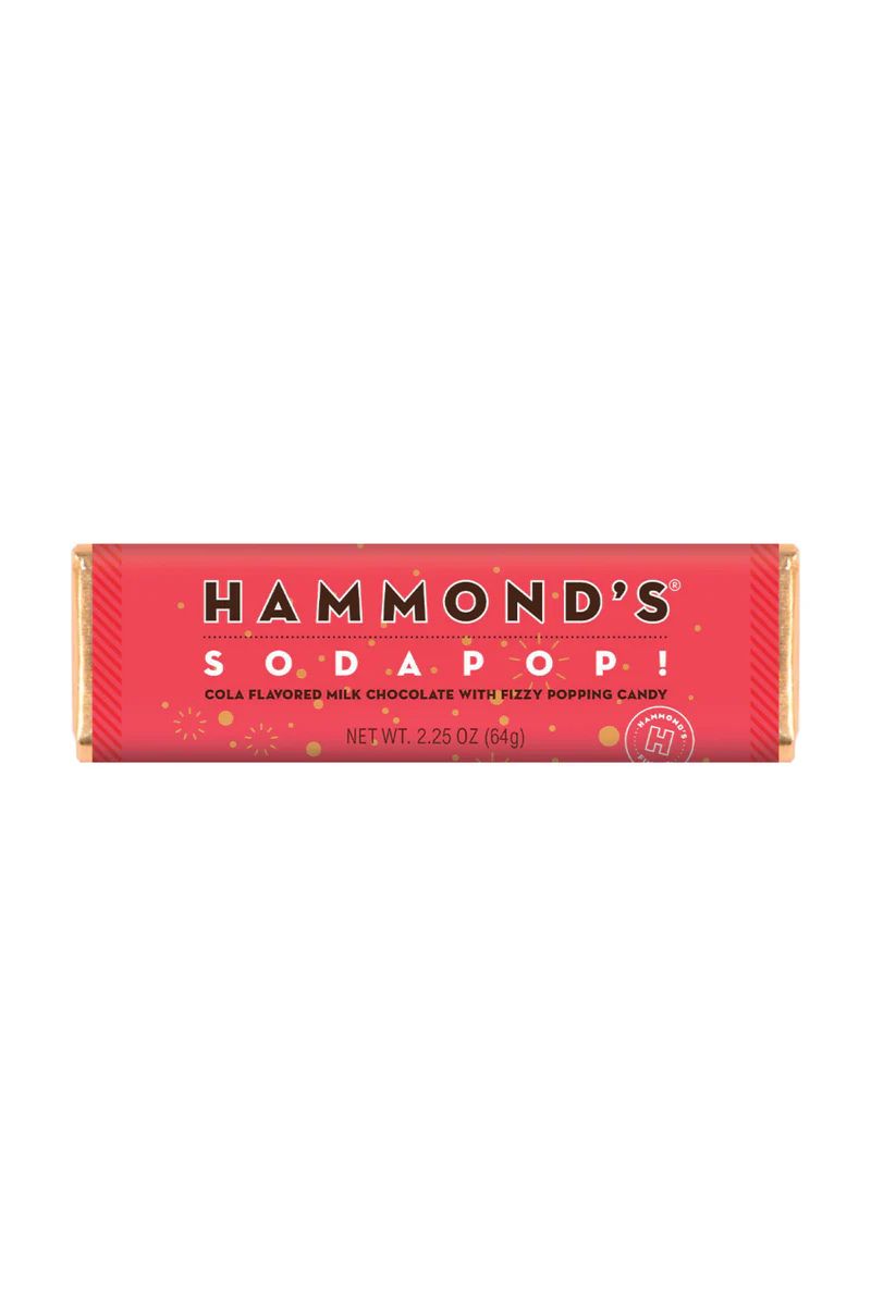 Hammond's Sodapop! Milk Chocolate Bar