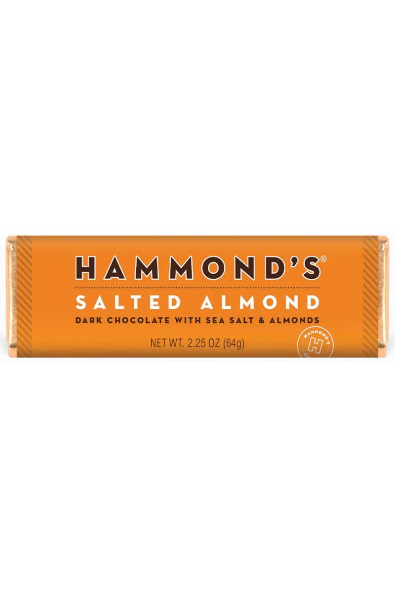 Hammond's Salted Almond Dark Chocolate Bar