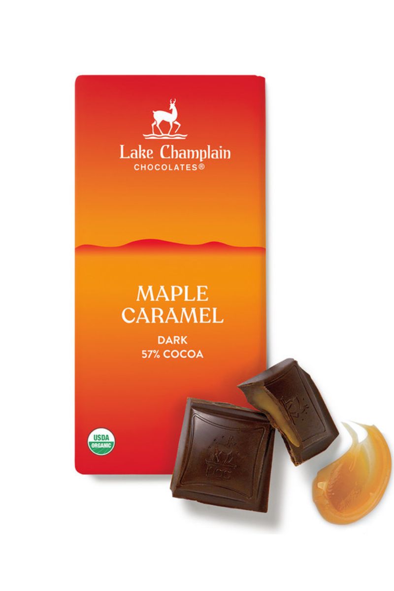 Lake Champlain Filled Signature Bar Maple Caramel