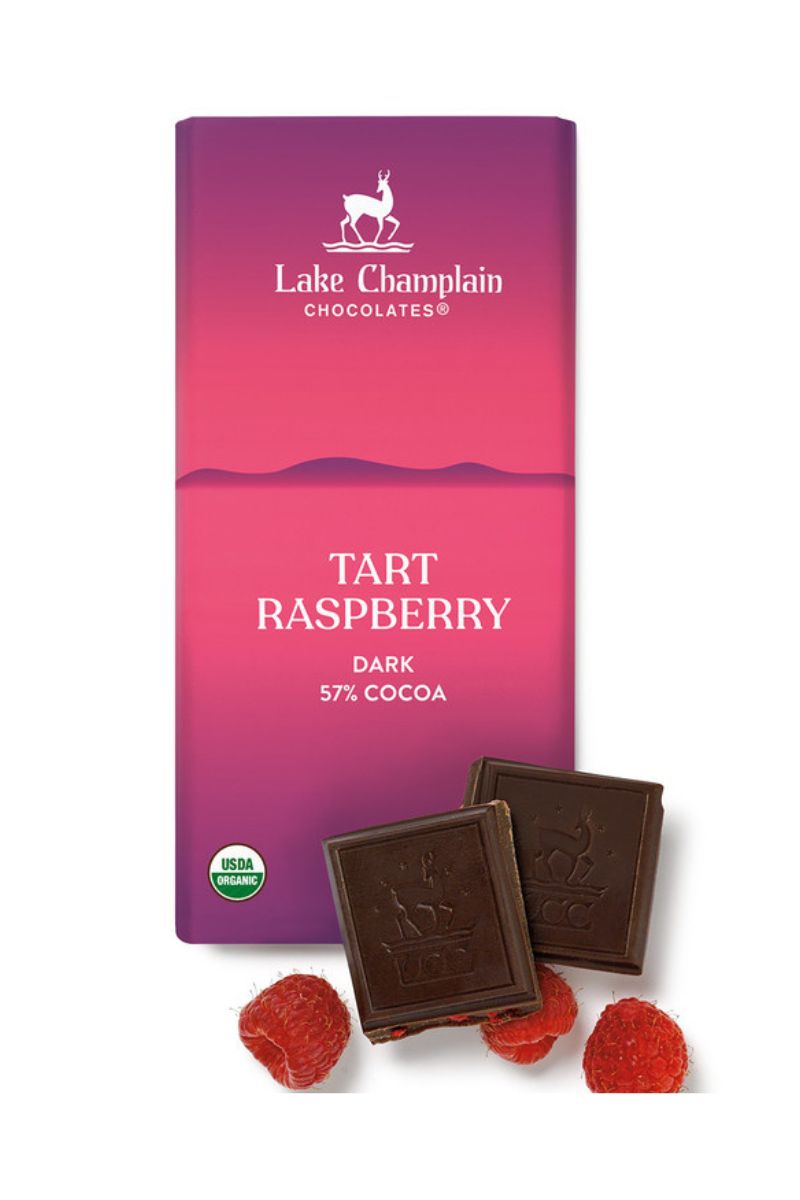 Lake Champlain Signature Bar Tart Raspberry Dark Chocolate Bar