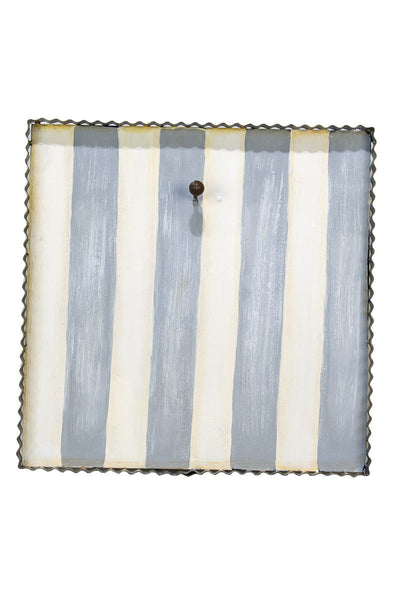 Gray & White Striped Mini Gallery Display Board