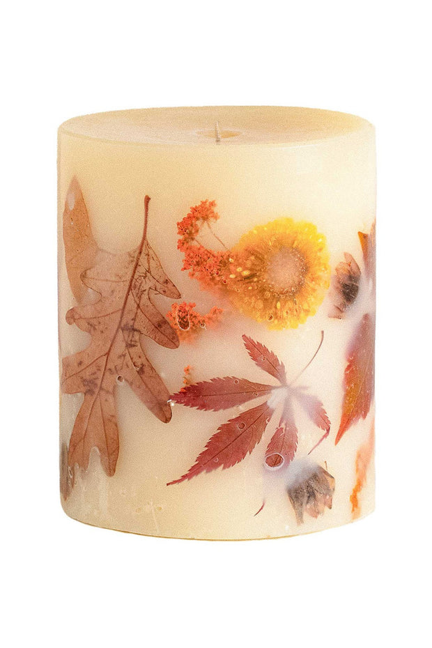 Rosy Rings Botanical Candle Harvest Pumpkin Round Small