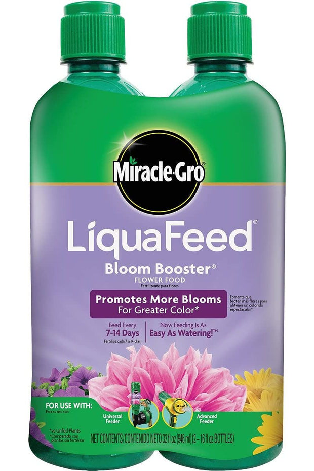 Miracle-Gro Liquafeed Bloom Booster Flower Food 2-Pack Refills