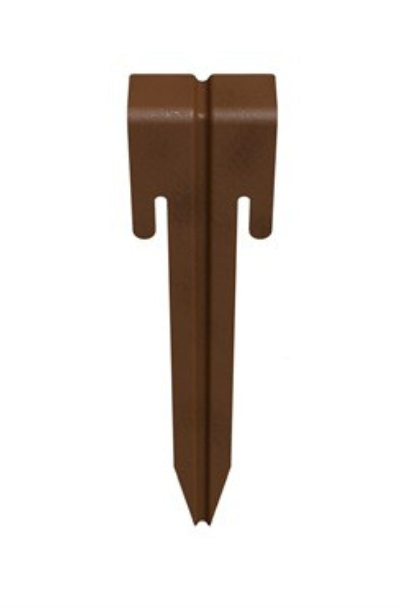 Metal Landscape Edging Stakes 10.5" Bronze