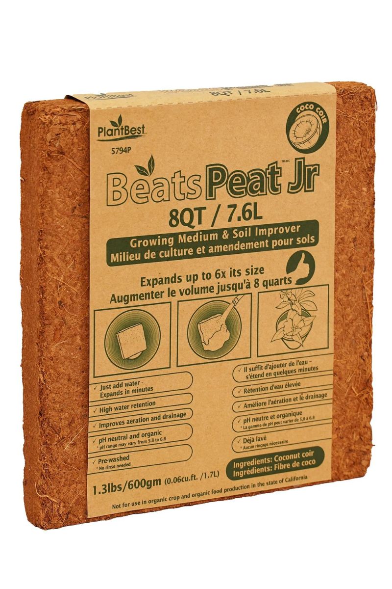 PlantBest Coconut Coir Growing Mix 8qt