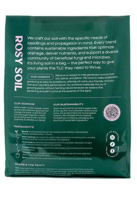 Rosy Soil Organic Seedling Mix 8 qt