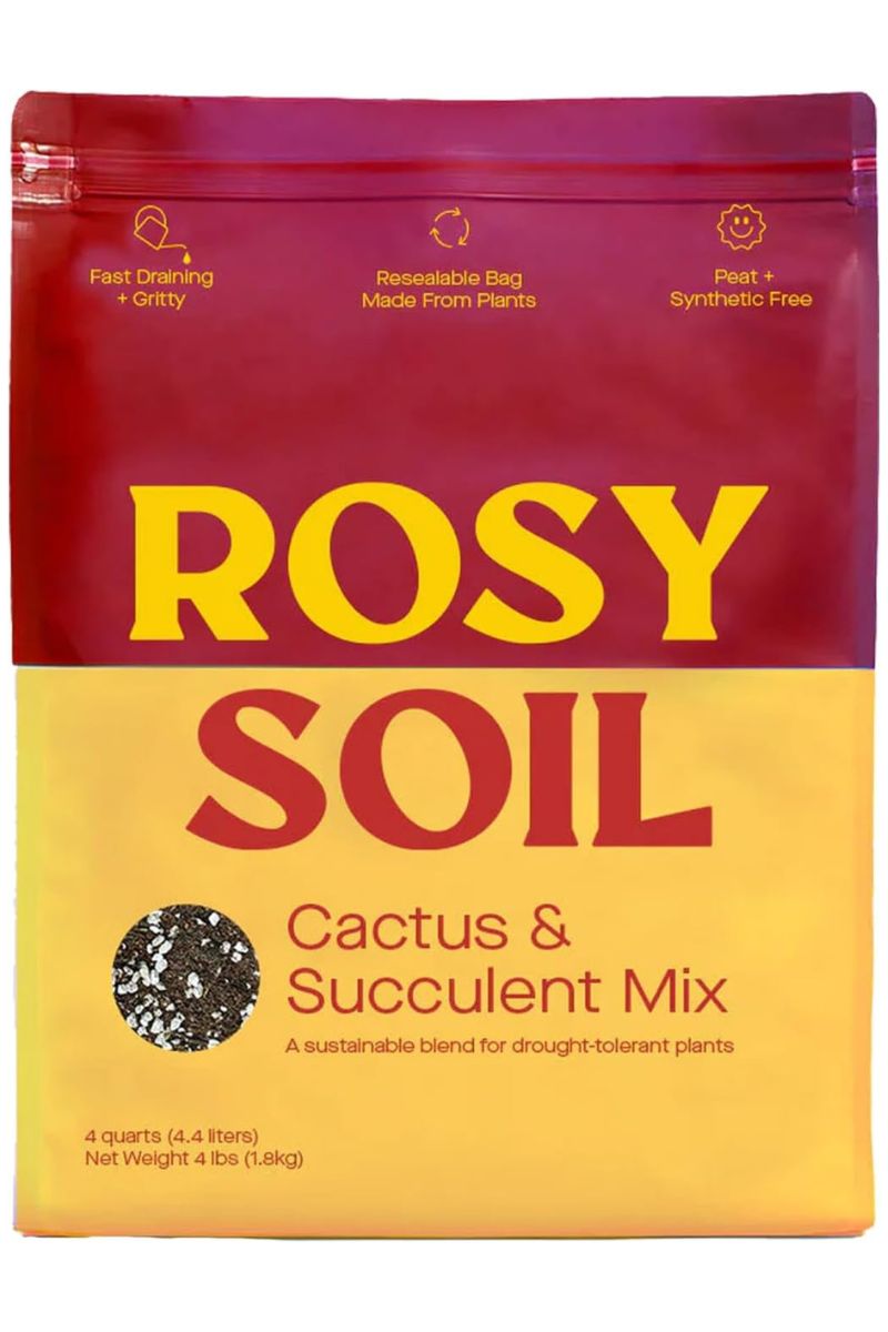 Rosy Soil Organic Cactus & Succulent Mix 4 qt