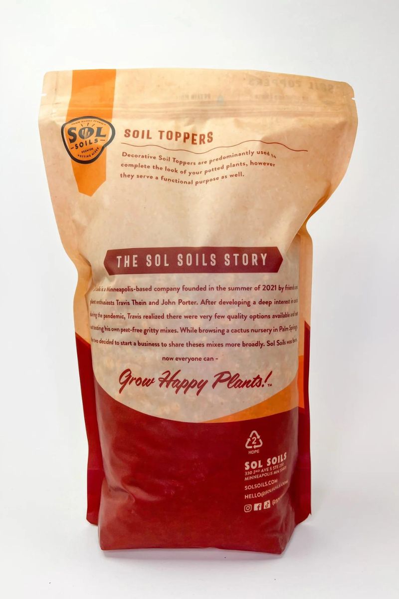 soil toppers for indoor plants Sol Soils Topper Original 1 qt – Chalet