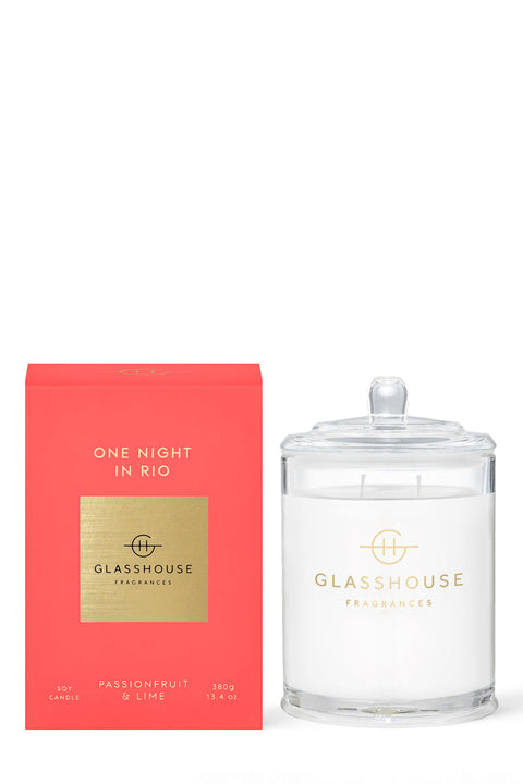 Glasshouse | One Night In Rio | Candle 13.4 Oz.