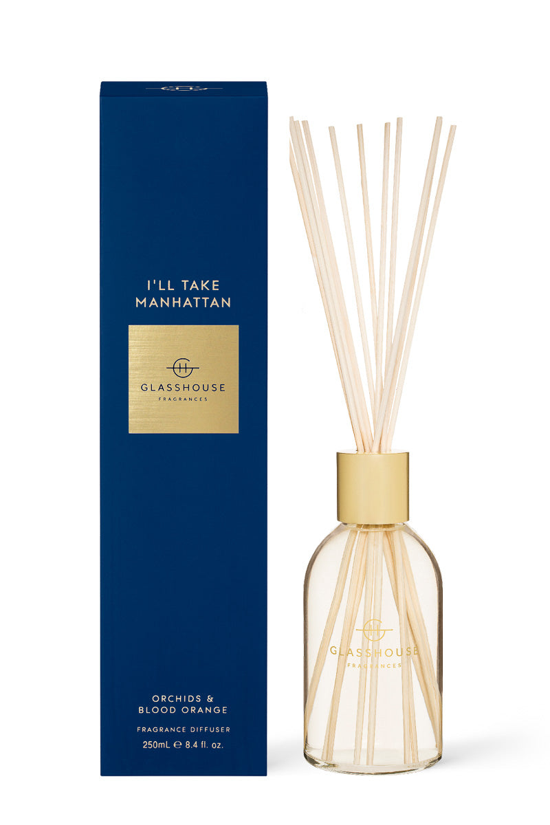 Glasshouse Fragrances I'll Take Manhattan Diffuser 8.4 oz