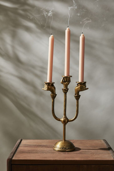 Haunted Hands Candelabra 13"