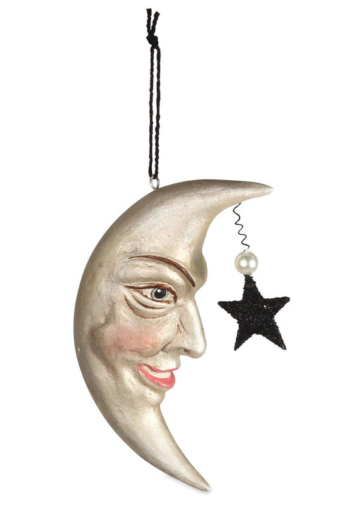 Bethany Lowe | Man In The Moon Ornament