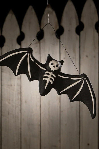 Large Paper Mache Skeleton Bat