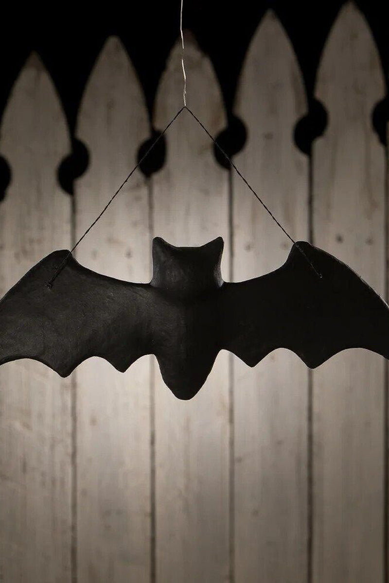Bethany Lowe Large Skeleton Bat Paper Mache
