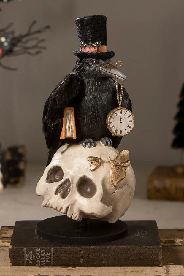 Bethany Lowe | Midnight Crow On Skull