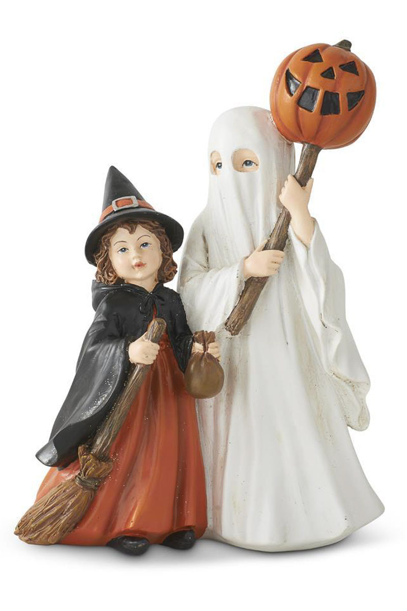 Resin Trick or Treat Children 9"