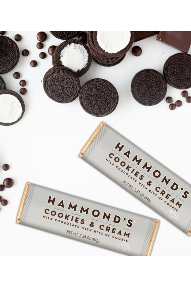 Hammond's Cookies & Cream Milk Chocolate Bar