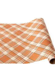 Hester & Cook Orange Plaid Runner 20" x 25'