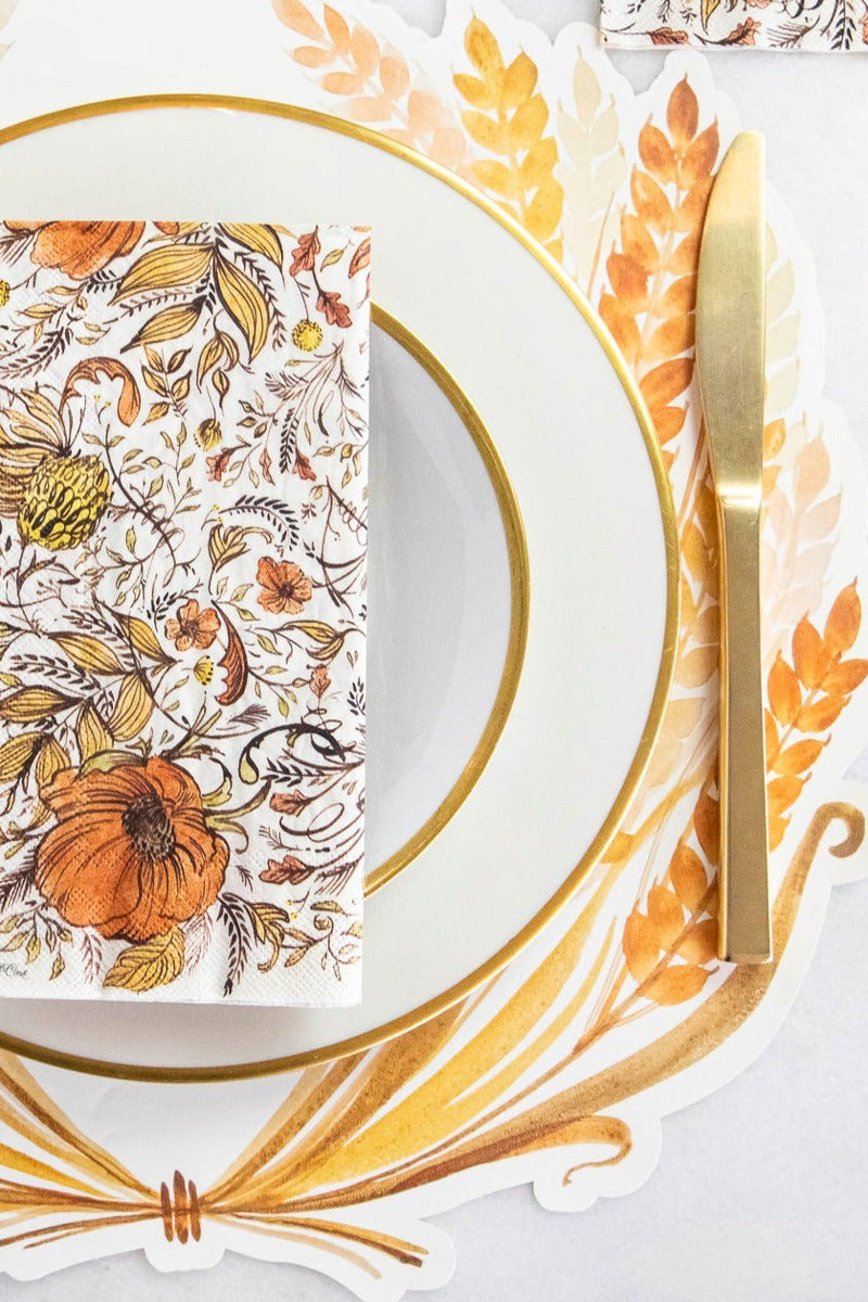 Hester & Cook Die-Cut Golden Harvest Placemat