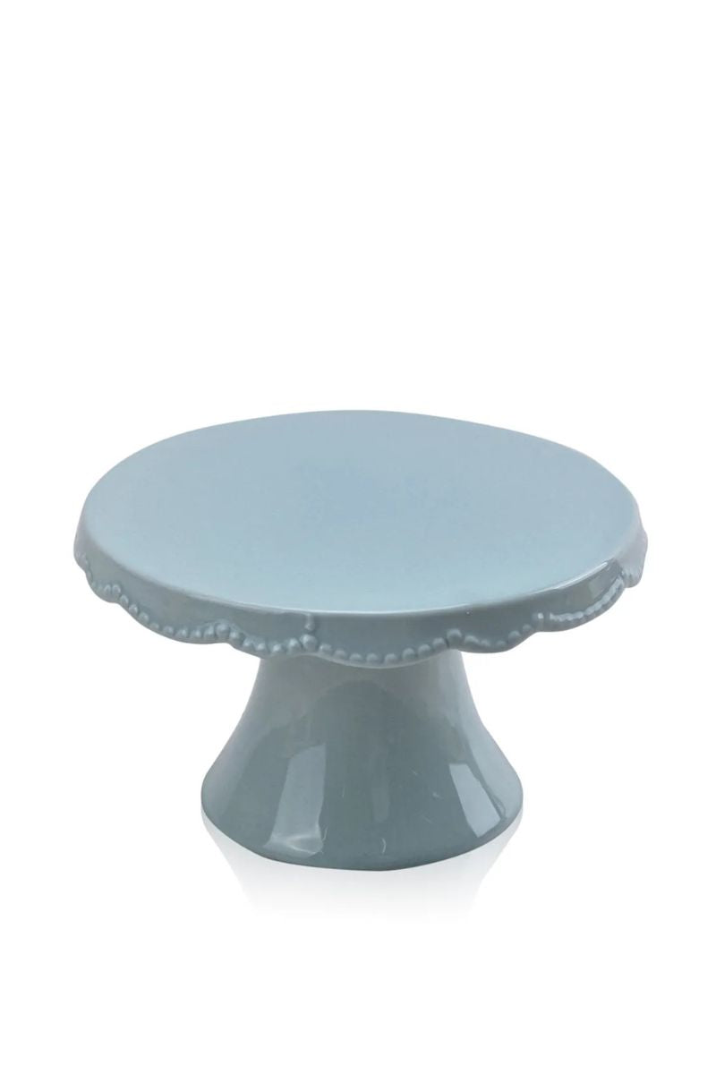 Easter Cake Plate Blue