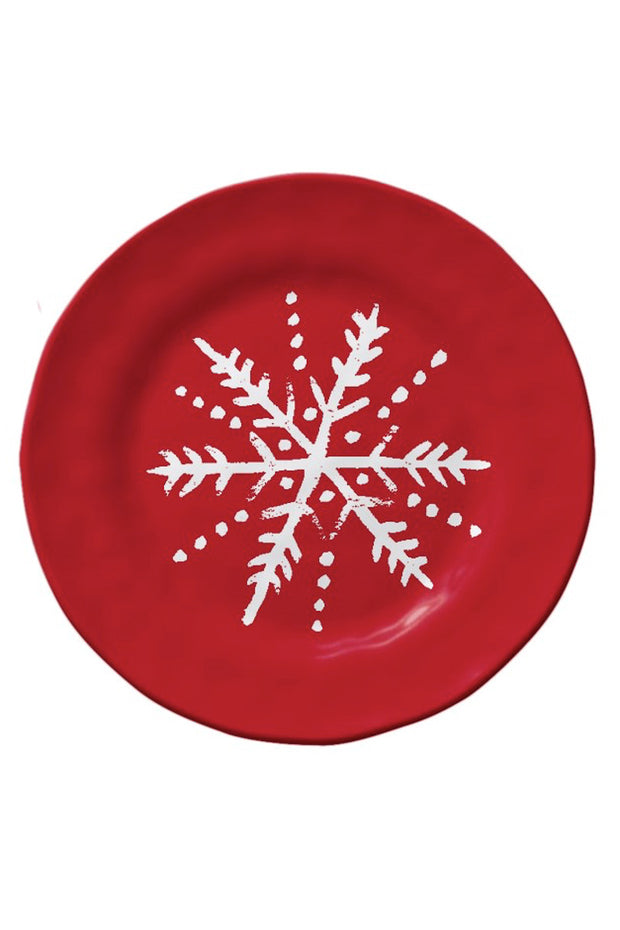 Holiday Pine Appetizer Plate 6"