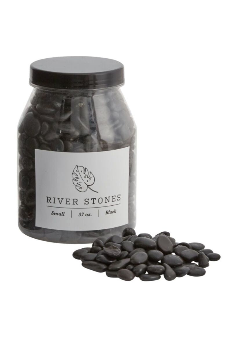 River Stones Small 37 oz Black