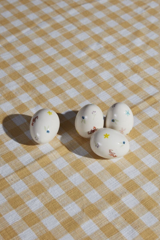 Ditsy Floral Egg Set 1.75X2.5"
