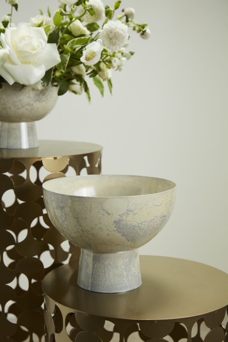 Isabella Compote 8.5"x 6.5" Off White