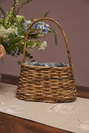 Basket, Polish Woven Brn