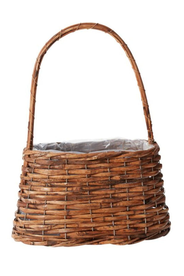 Basket, Polish Woven Brn
