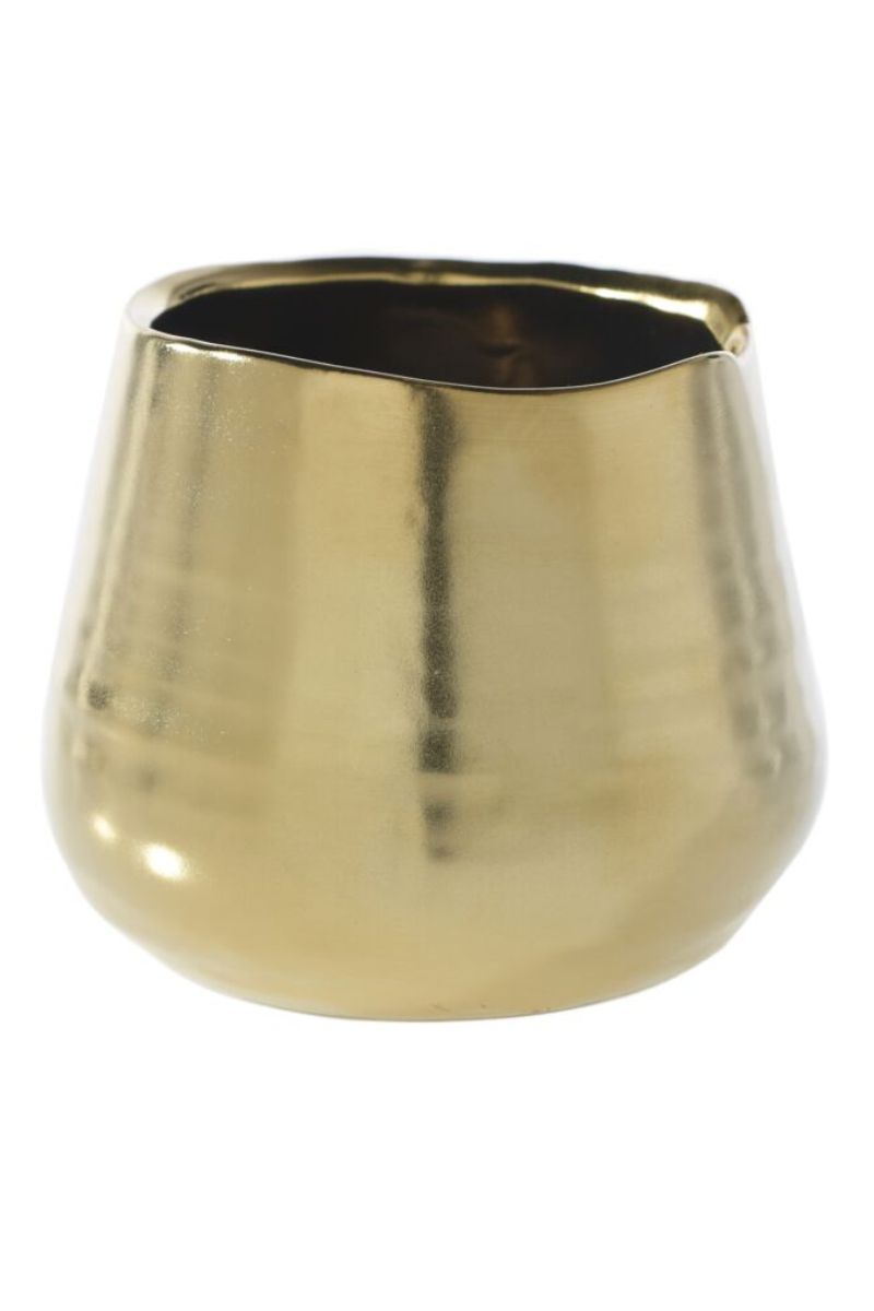 Tegan Pot 3.25" X 3" Gold