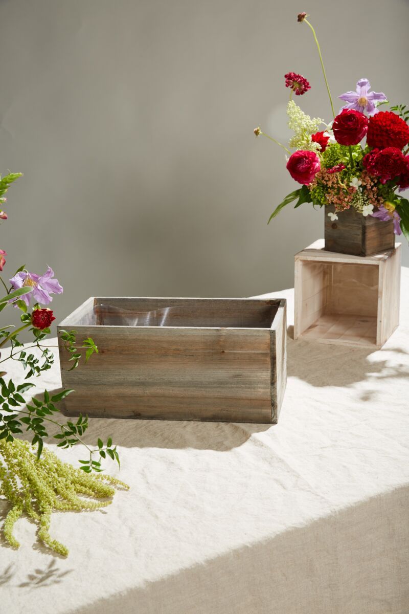 Woodland Planter 13.5"x7"x 6" Natural