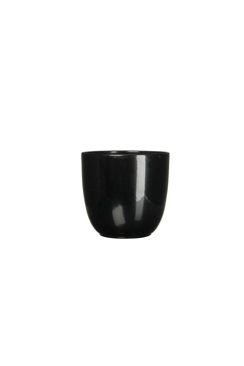 POT, TUSCA ROUND GL BK 3.5"