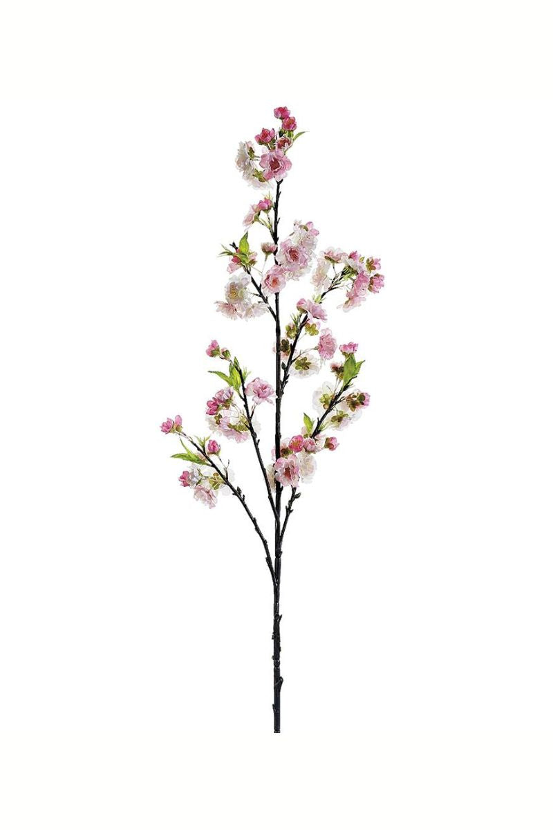 Faux Cherry Blossom Spray 45" Pink