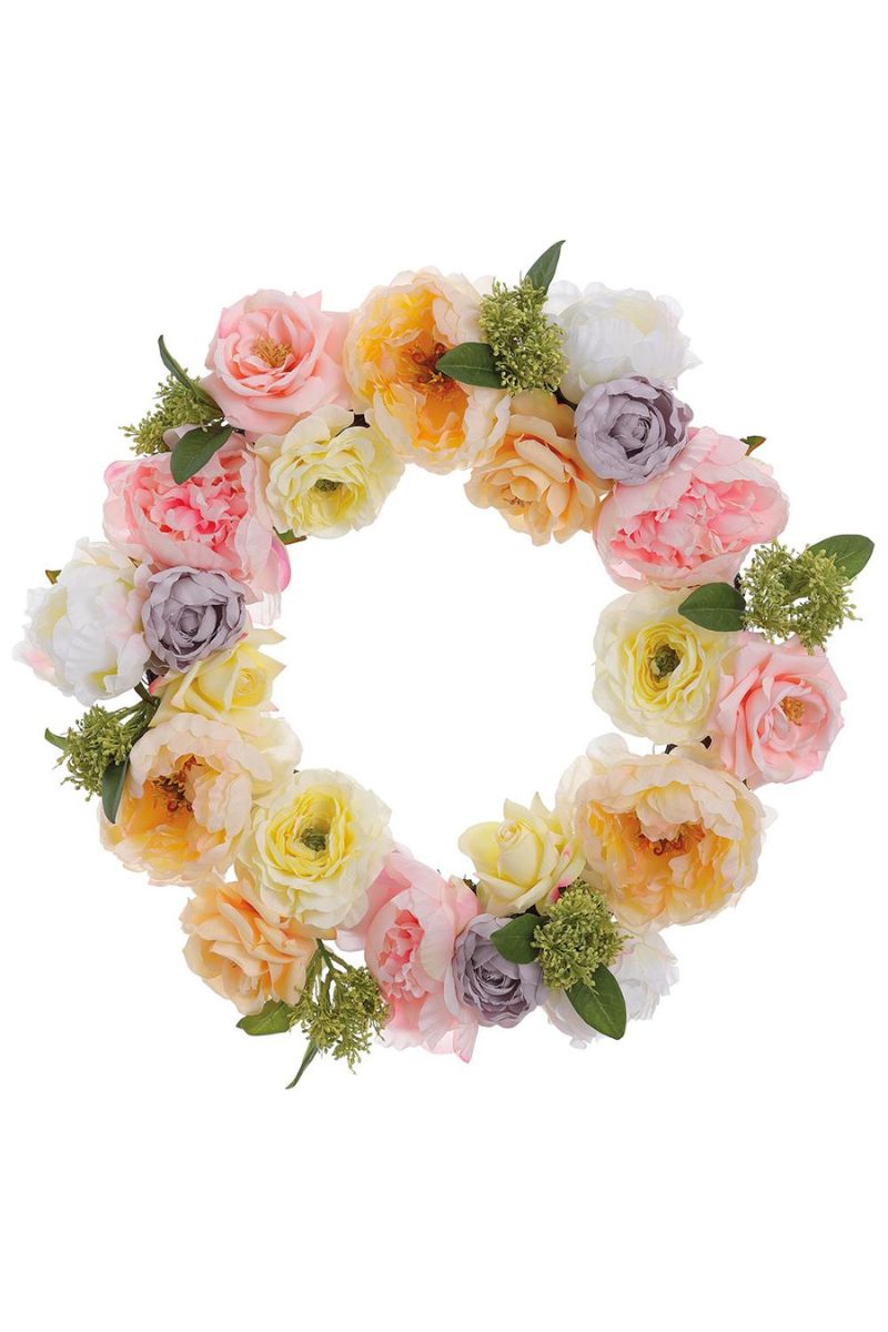 Peony, Rose Wreath Mixed