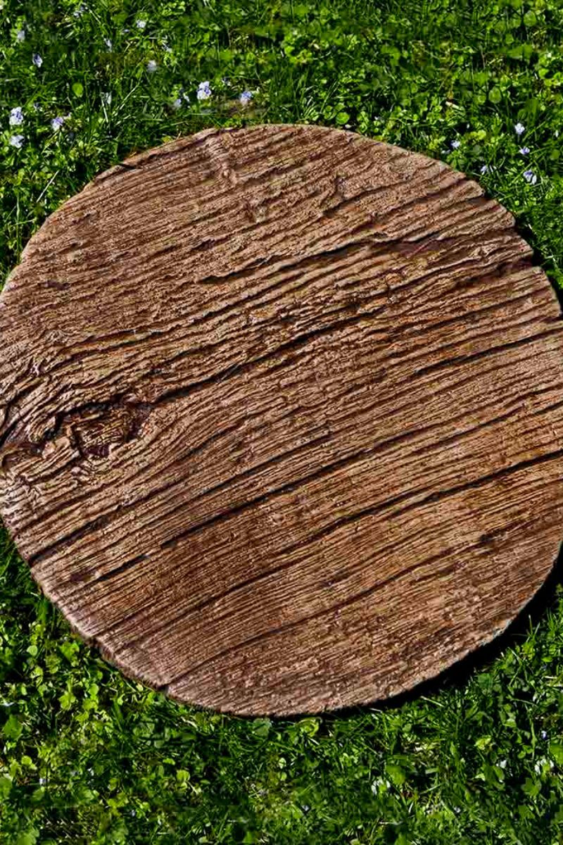 Campania Faux Bois Stepper 15.5" BR