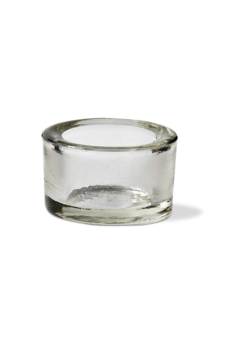 Chunky Tealight Holder Clear