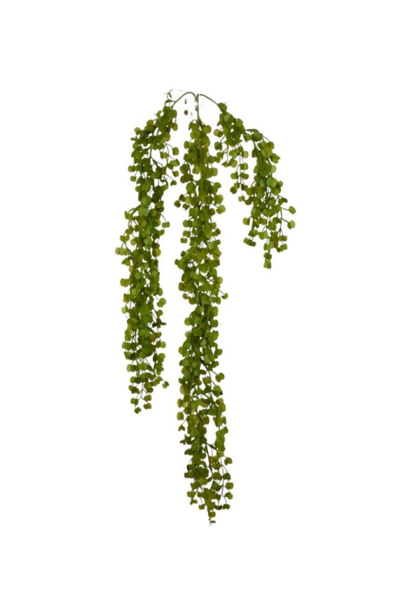 SILK HANGING LEAF BUSH 28"