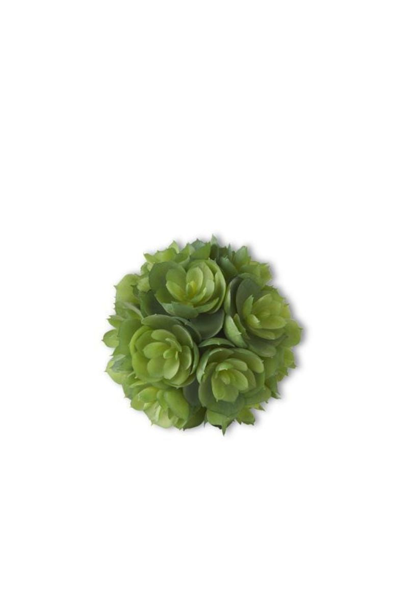 Faux Succulent Ball 4" Green