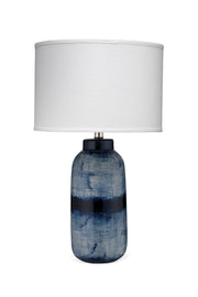 Batik Table Lamp Blue and White | Large