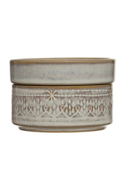 Stoneware Stackable Container